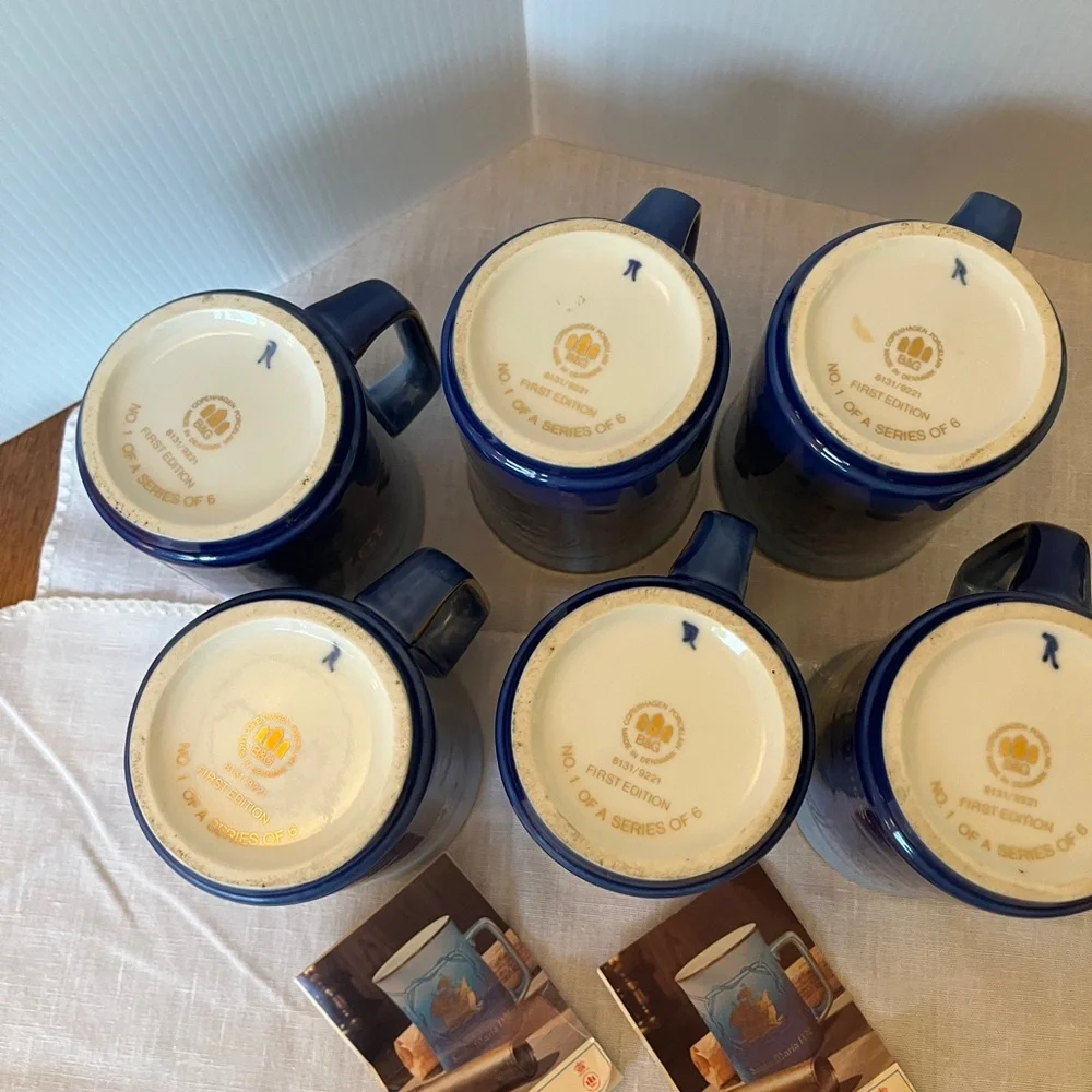 B&G Blue Porcelain Mug - Picture 4 of 9